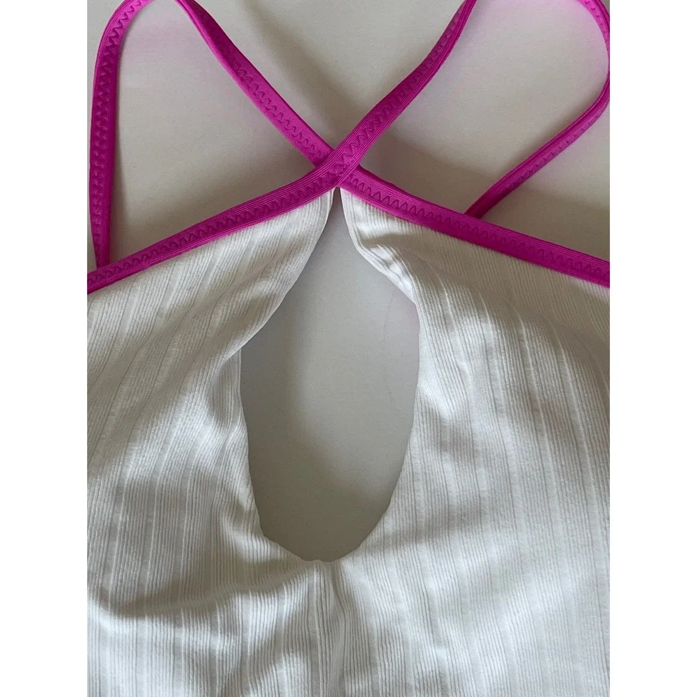 Trina Turk Maori Colorblock Binding One-Piece Swimsuit Women's Size 8